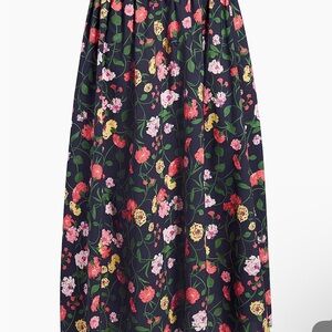 Hill House Delphine Nap Skirt - Navy Floral Print